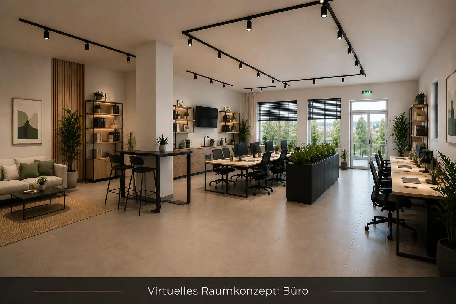 Virteulles Gestaltungskonzept - Büro