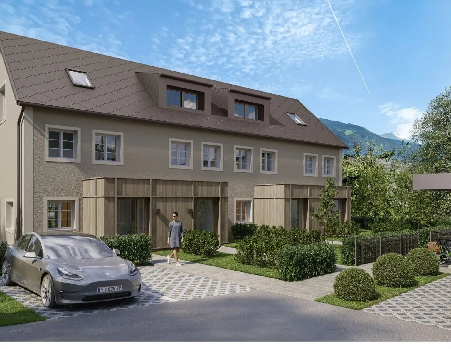 Townhouse mit zwei Terrassen in Nonntal