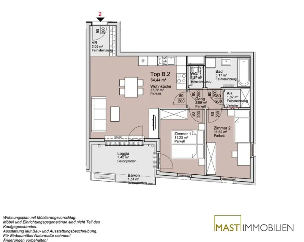 *Ende 2026* Provisionsfreie 3-Zimmer Wohnung unweit der Alten Donau!