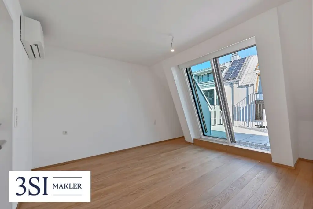 The Temptation: Einzigartige Dachgeschoßwohnung mit großen Freiflächen