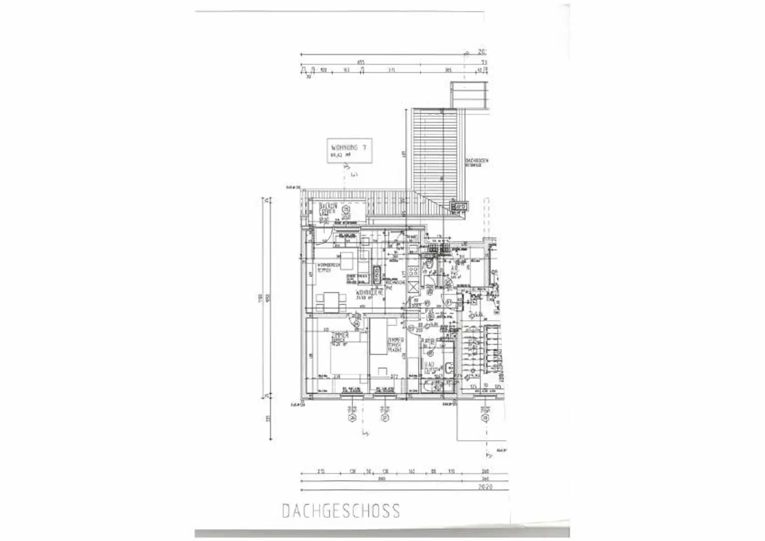 Gemütliche Dachgeschosswohnung mit Balkon