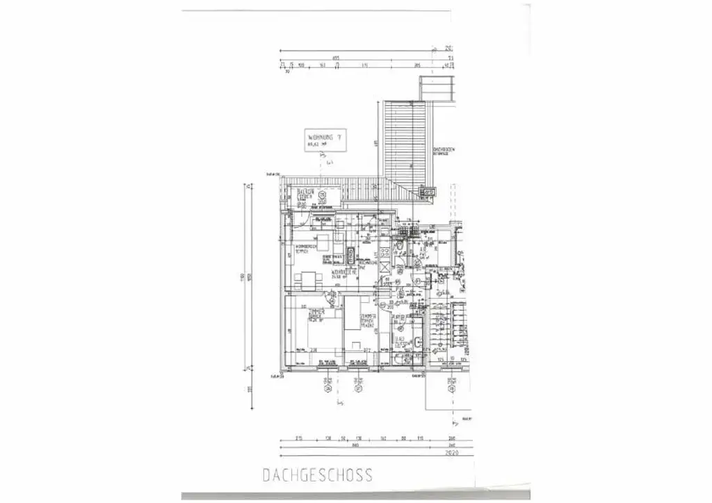 Gemütliche Dachgeschosswohnung mit Balkon