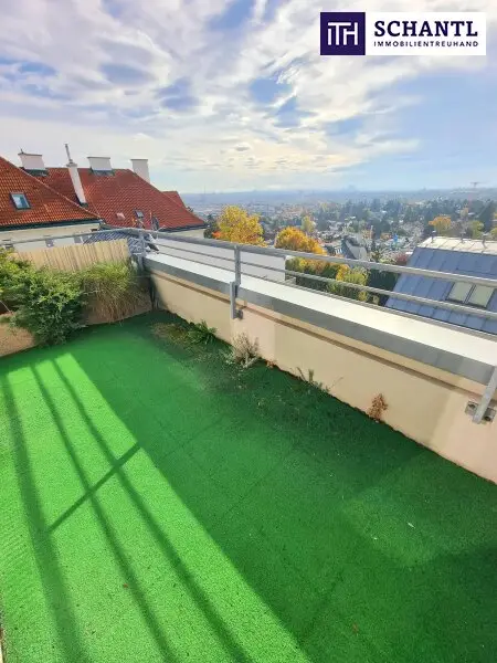 Traumhafter Fernblick + Absolute Grün- und Ruhelage + Tolle Raumaufteilung + Garagenplatz inklusive! Das perfekte Zuhause über den Dächern...