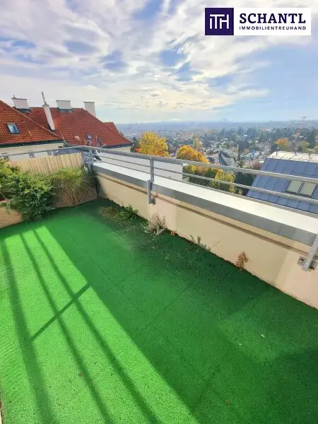 Traumhafter Fernblick + Absolute Grün- und Ruhelage + Tolle Raumaufteilung + Garagenplatz inklusive! Das perfekte Zuhause über den Dächern...