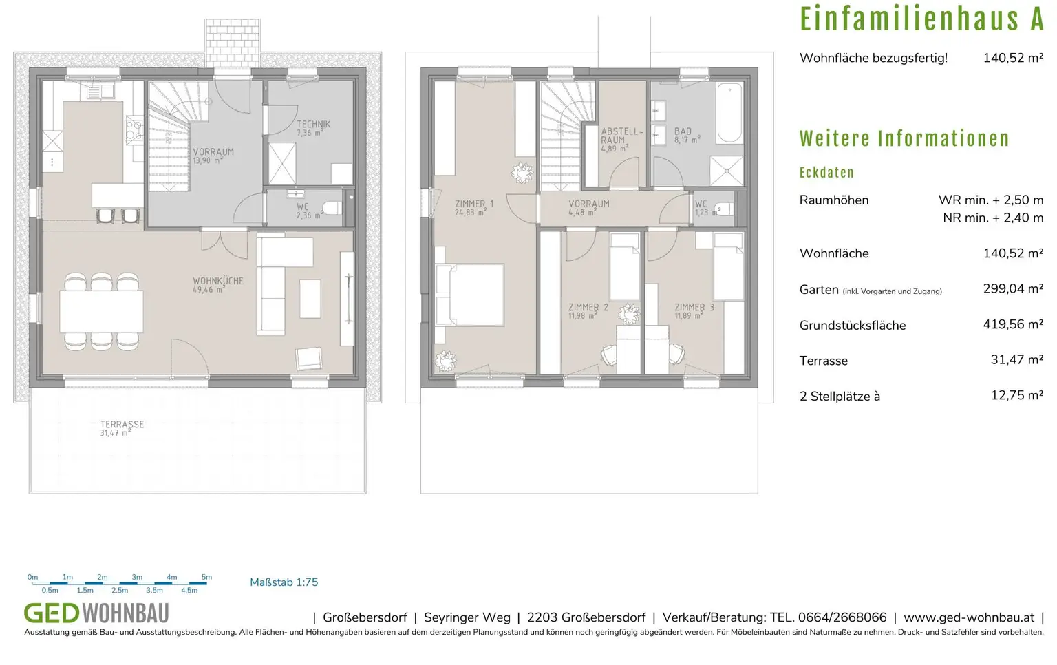 Ihr Einfamilienhaus im Grünen nahe Wien
