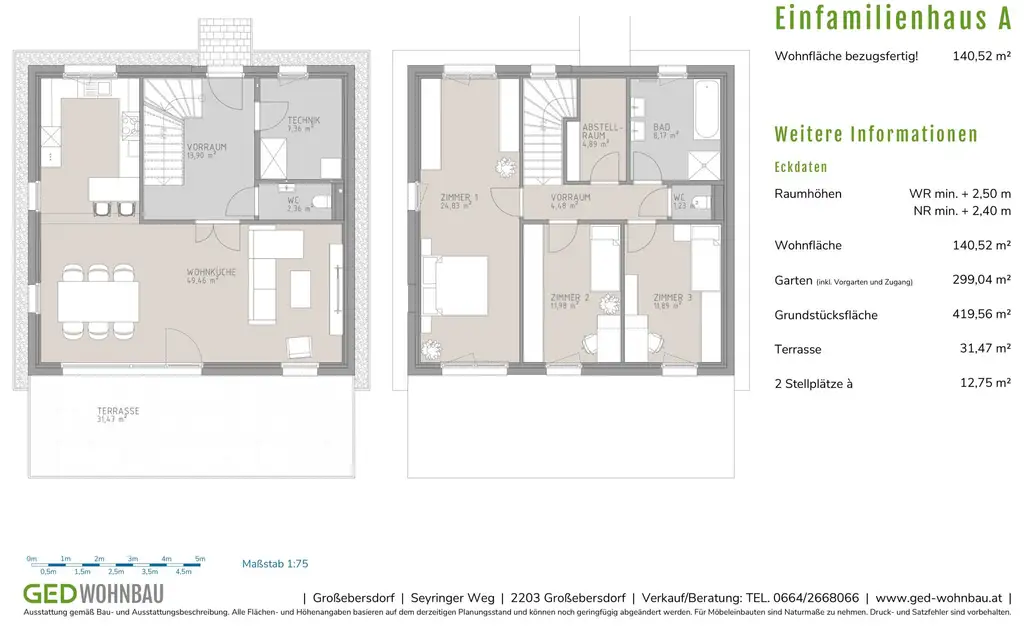 Ihr Einfamilienhaus im Grünen nahe Wien