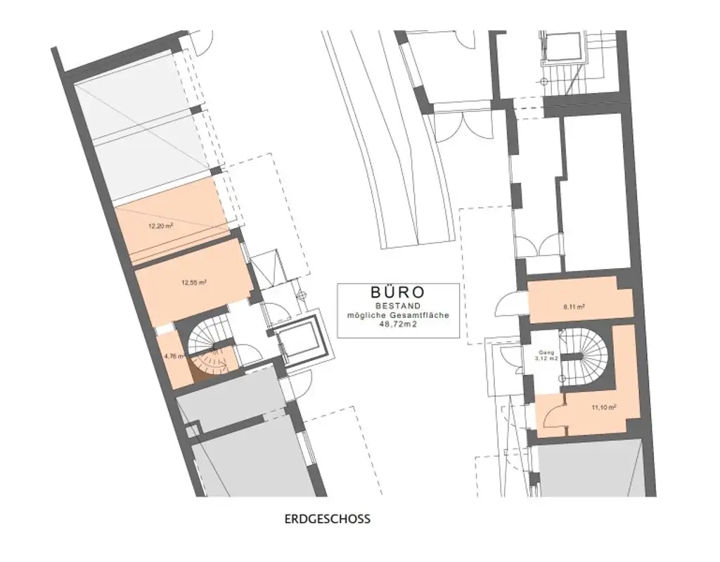 Bewilligtes Altbauprojekt mit Dachausbau direkt am Rochusmarkt