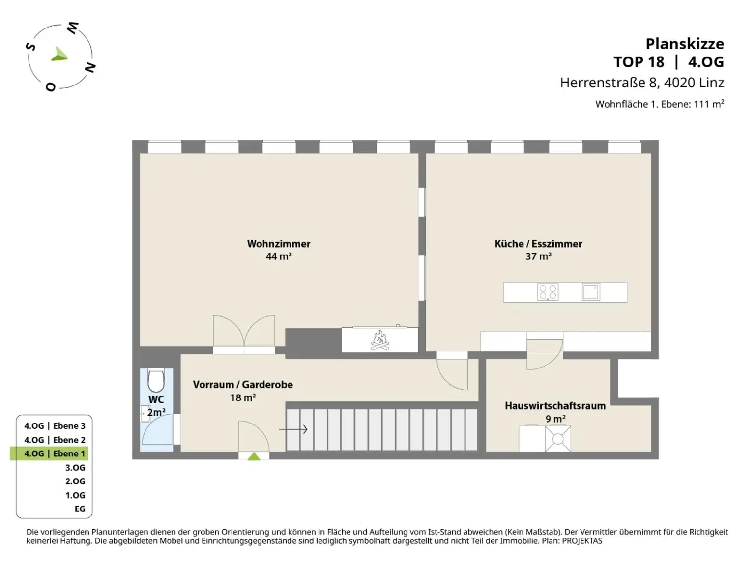 Herrenstraße Acht: Design-Penthouse in allerbester Innenstadtlage!