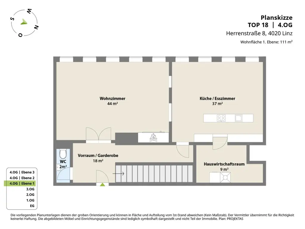 Herrenstraße Acht: Design-Penthouse in allerbester Innenstadtlage!