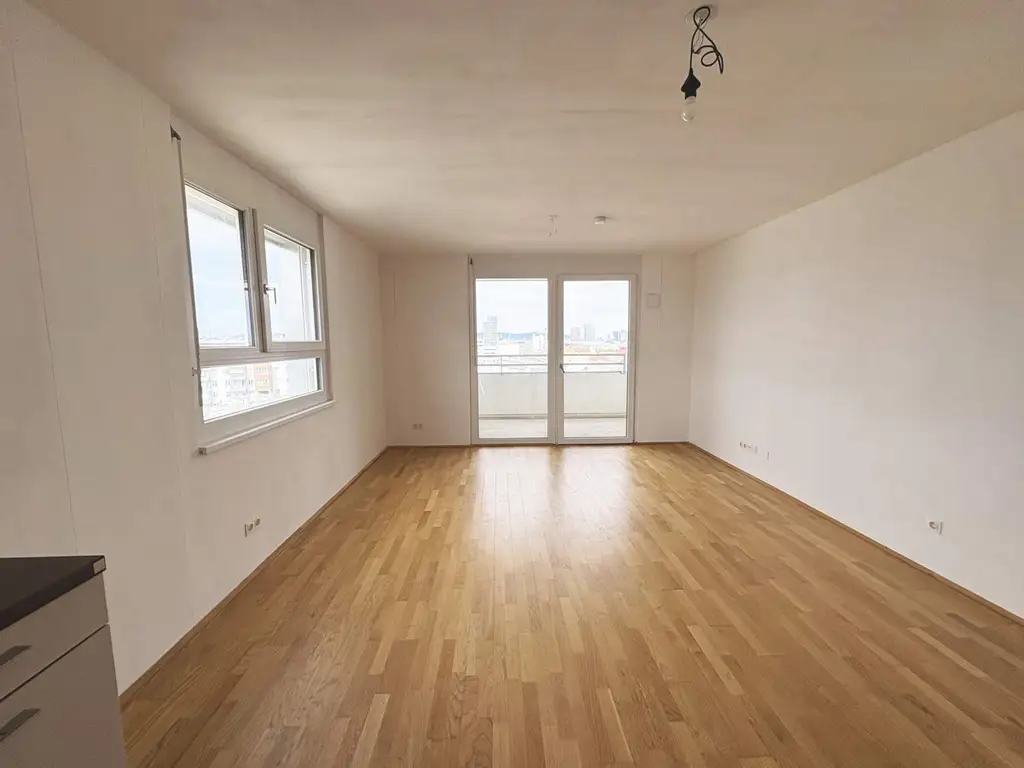 Q11 Leben in Simmering - 
3-Zimmer-Loggiawohnung mit Deckenkühlung - genießen Sie DIESEN Ausblick!