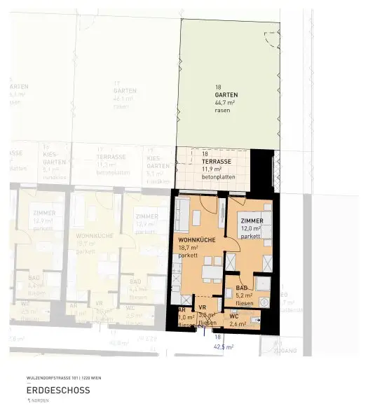 PROVISIONSFREI - Aspern Flats 101 - Ihr Traum vom Eigenheim im Grünen