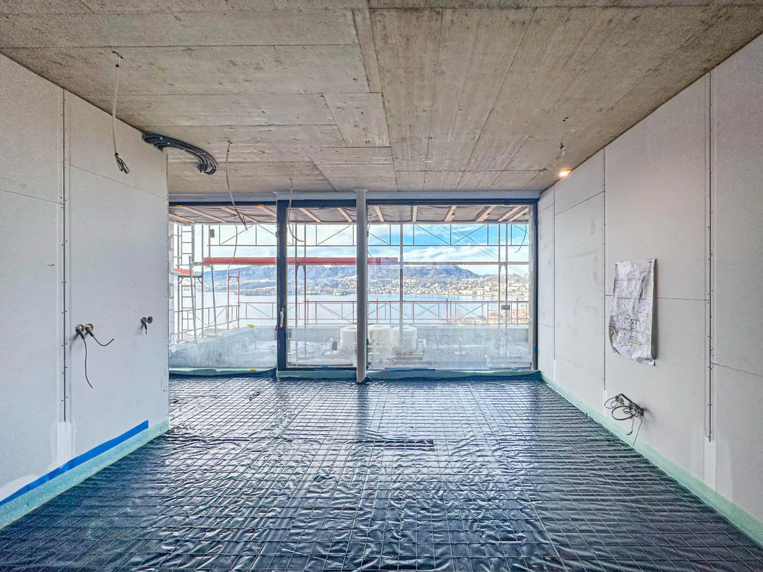 Innenausbau in vollem Gange