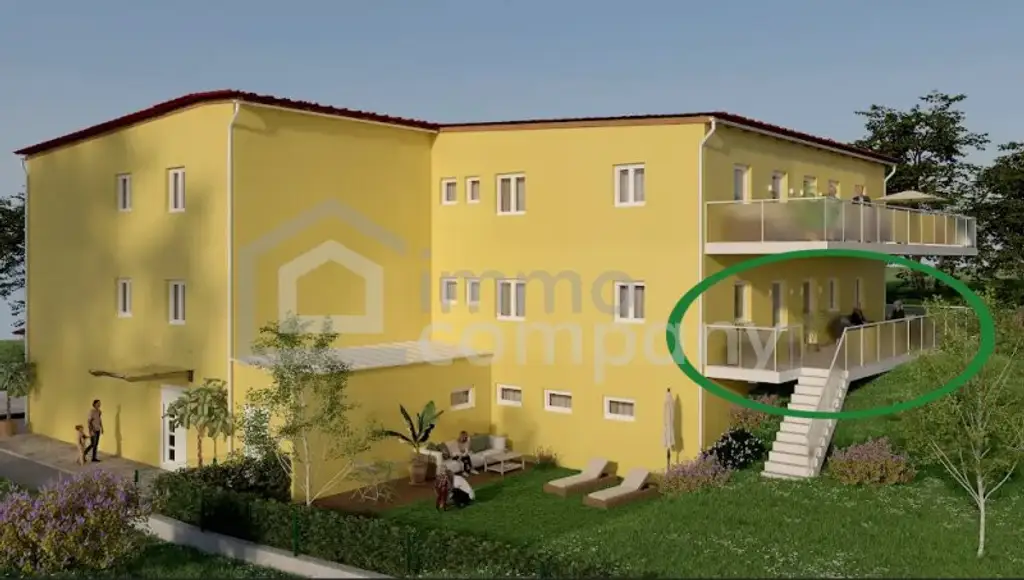 Seniorenwohnungen mit +PLUS+ in wunderbarer Grünruhelage / Top 3 - 1.OG  - 128 m² - 4 Zimmer - Terrasse - Garage / Bezug 2026