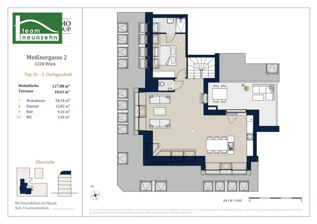 SOMMERAKTION - KÜCHE INKLUSIVE - Hochwertig & Charmant! Stilaltbau mit guter Anbindung ins Zentrum. Top Ausstattung - JETZT ANFRAGEN