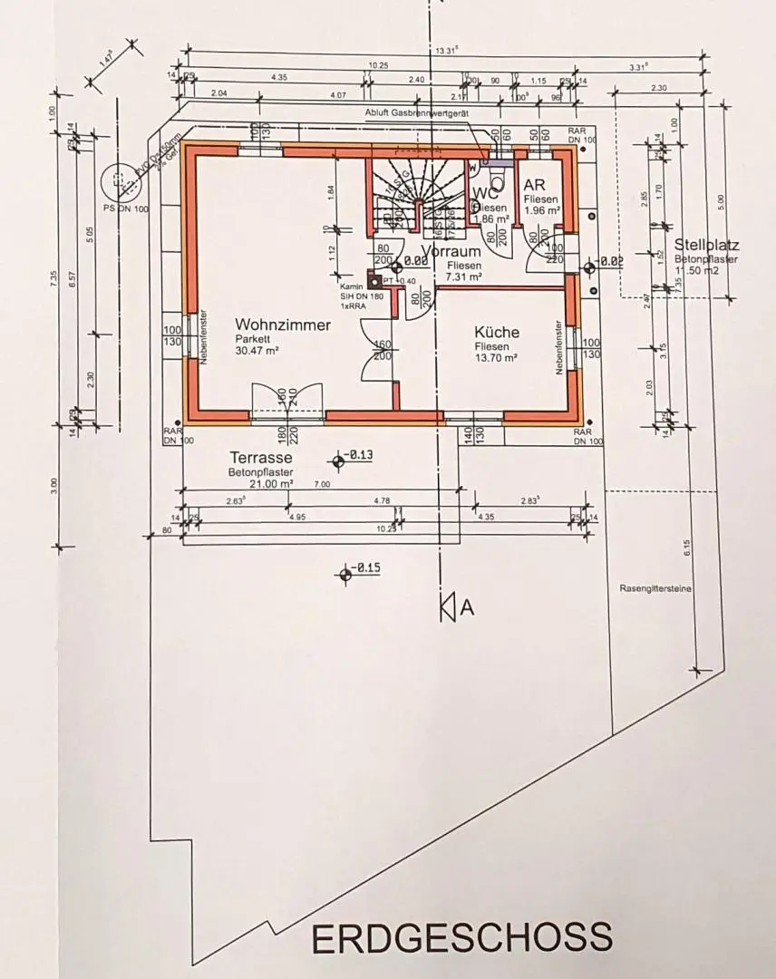 Haus nahe U1 und Leopoldau