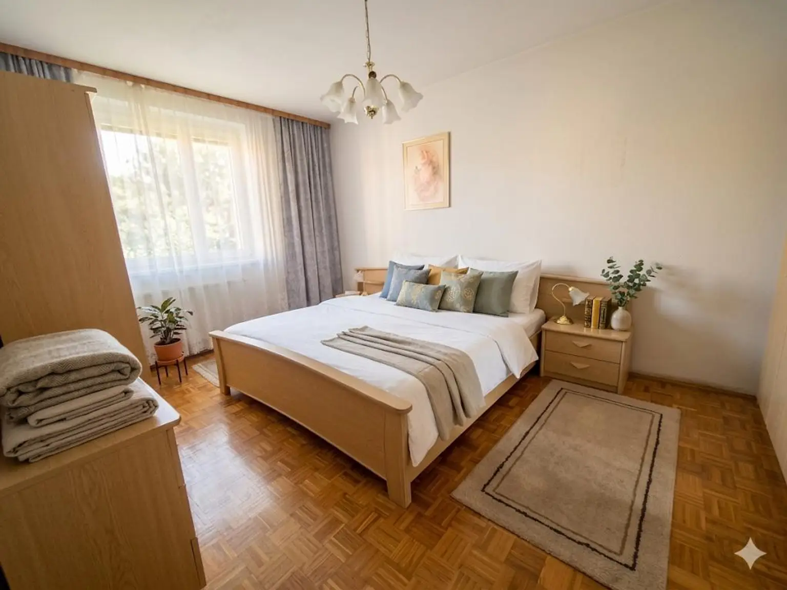 Schlafzimmer  mit KI bearbeitet