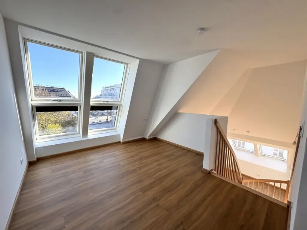 2 Zimmer Dachgeschoss Wohnung mit Home-Office Bereich und Terrasse sowie Klimaanlage - Erstbezug - Unbefristet