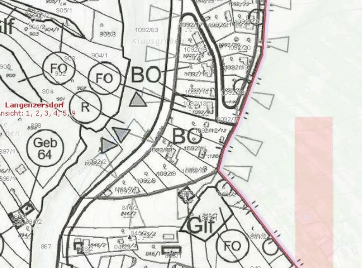 Flächenwidmungsplan_Klausgraben