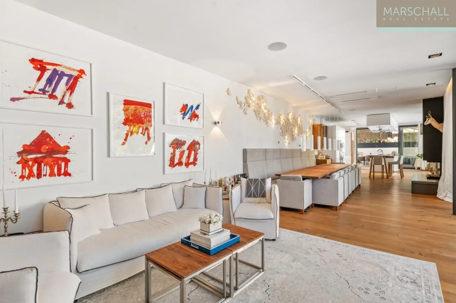 Blick in den Salon vom Entree´