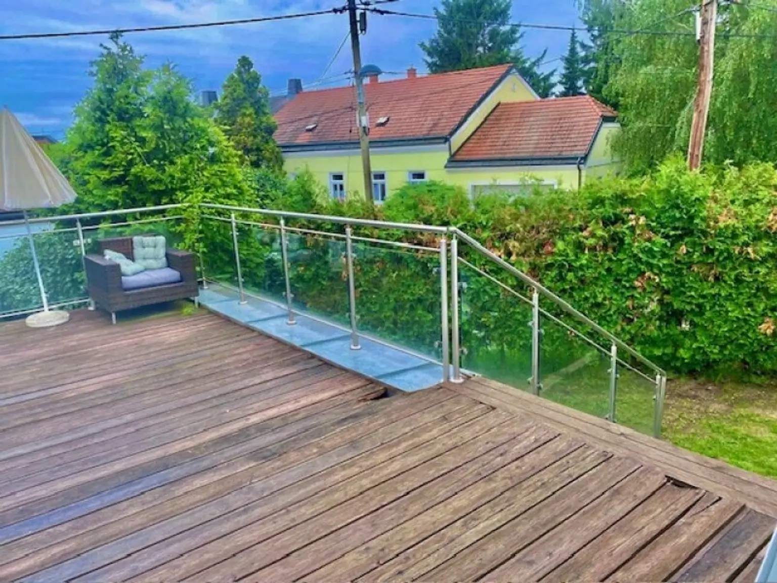 EIGENTUMSWOHNUNG mit herrliche TERRASSE & Garten- ELEGANTE 2-Zimmer-Wohnung in Top Lage von STAMMERSDORF!