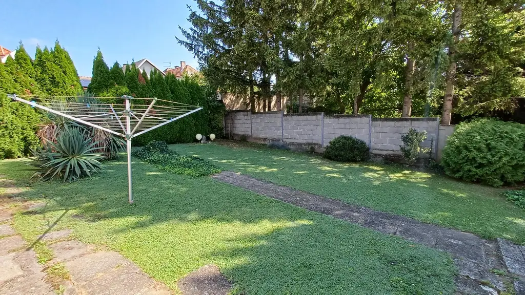 Einfamilienhaus, teilunterkellert mit Nebengebäuden und Garten