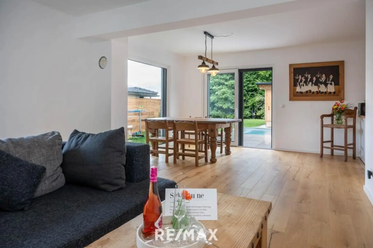 Wohnbereich mit Essbereich