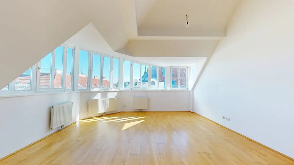 Licht, Luft & Lebensfreude - 2 Zimmer Dachterrassenwohnung
 im Cottageviertel