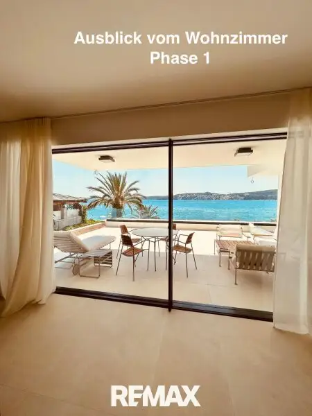 Traumhafte Ferienwohnung direkt am Meer bei Trogir / Kroatien: Erstbezug mit Pool und 75 m² Terrasse!