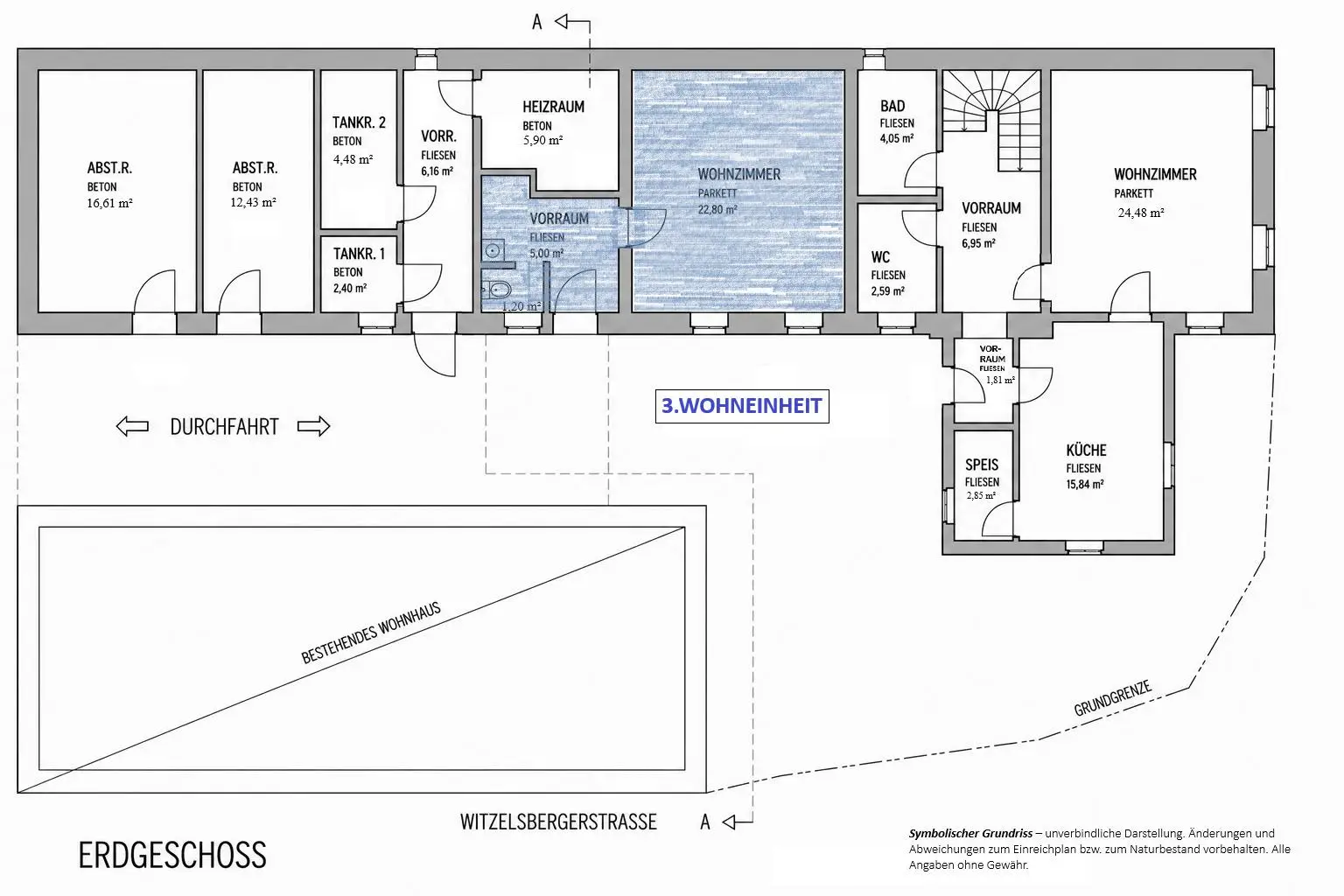 Symbolischer Grundriss_EG_Einliegerwohnung