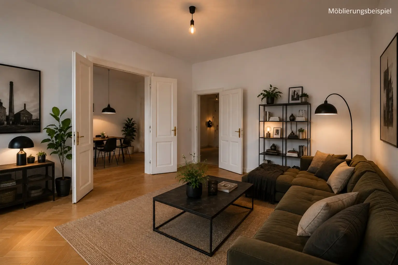 Zimmer 1 möbliert sa