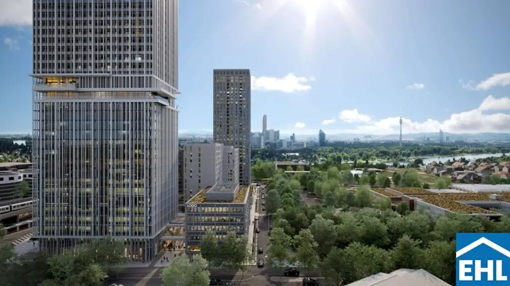 TOWER HOMES im Vienna Twentytwo - Erstbezugswohnungen bei der U1 - Rooftop-Pool, Fitnessraum & Saunabereich!