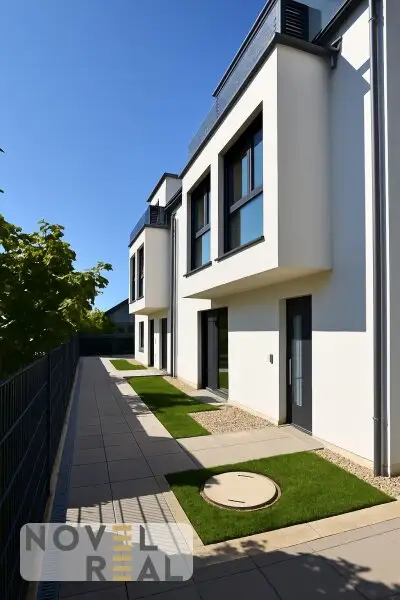 SCHLÜSSELFERTIGES ECKREIHENHAUS - 136 m² - ZIEGELMASSIV - AUF EIGENGRUND - UNVERBAUTER FERNBLICK