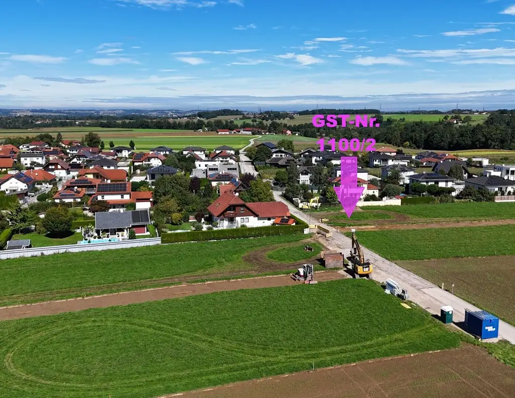 Ebenes Baugrundstück im Grünen | Steinerkirchen Frohnhofen | GST-Nr. 1100/2