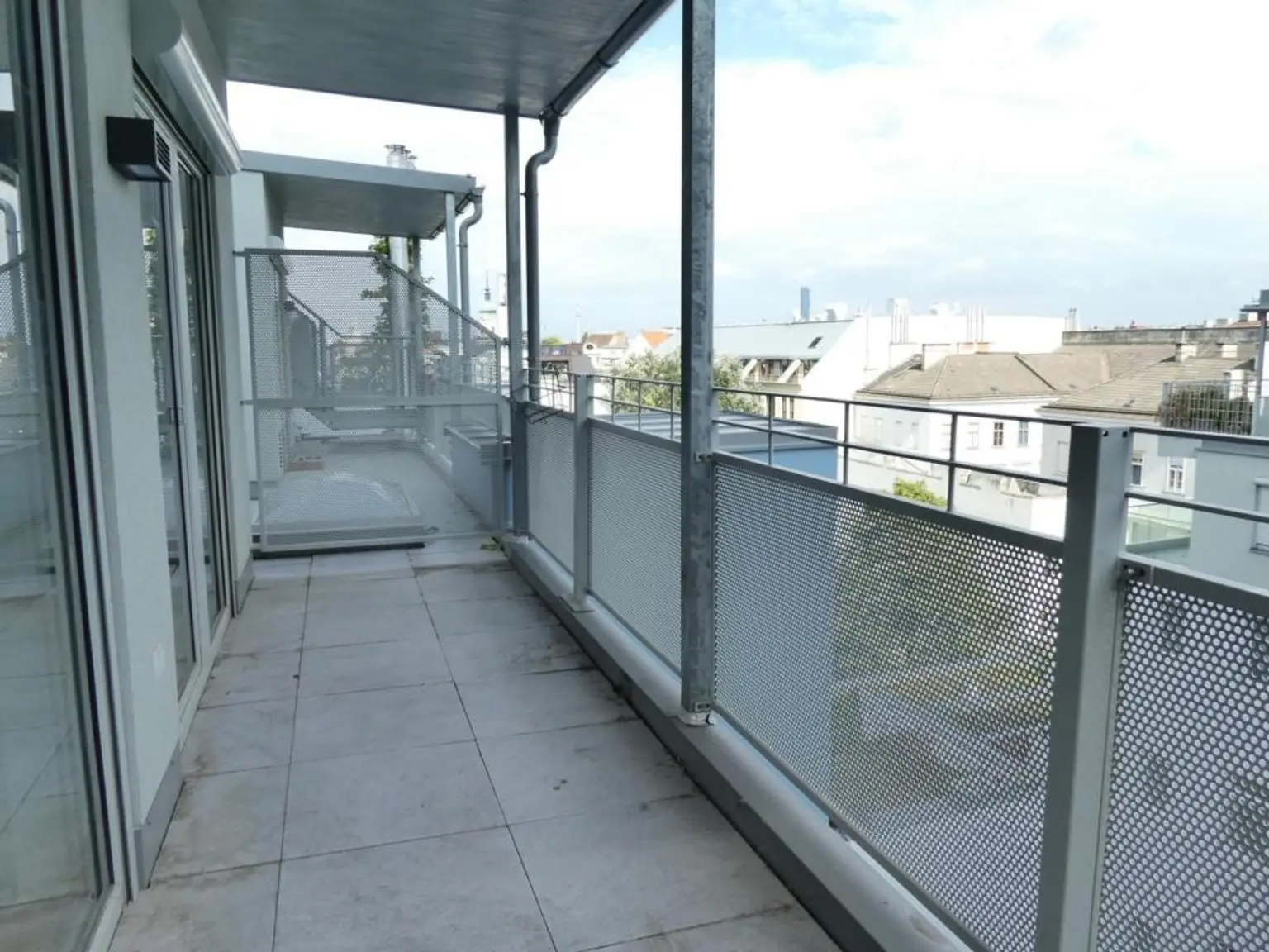 Balkon auf Wohnebene