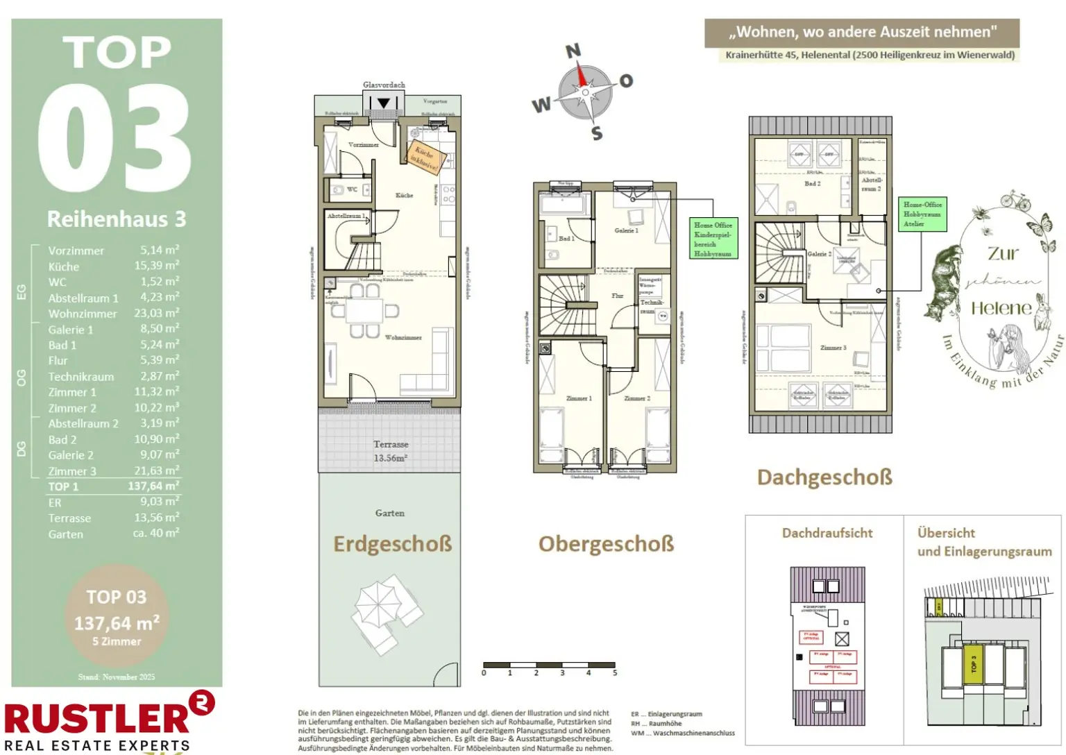 Vor den Toren Badens - Erstbezug Reihenhaus inkl. Design Küche