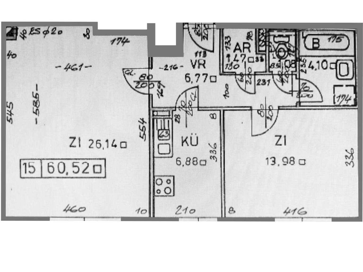 "2-Zimmer-Wohnung mitten im 2. Bezirk"