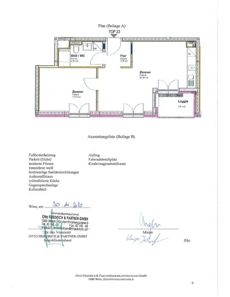 kompakte 2-Zimmer Wohnung in ruhiger Lage mit guter Infrastruktur- nahe U4 Hietzing - ab 01.09