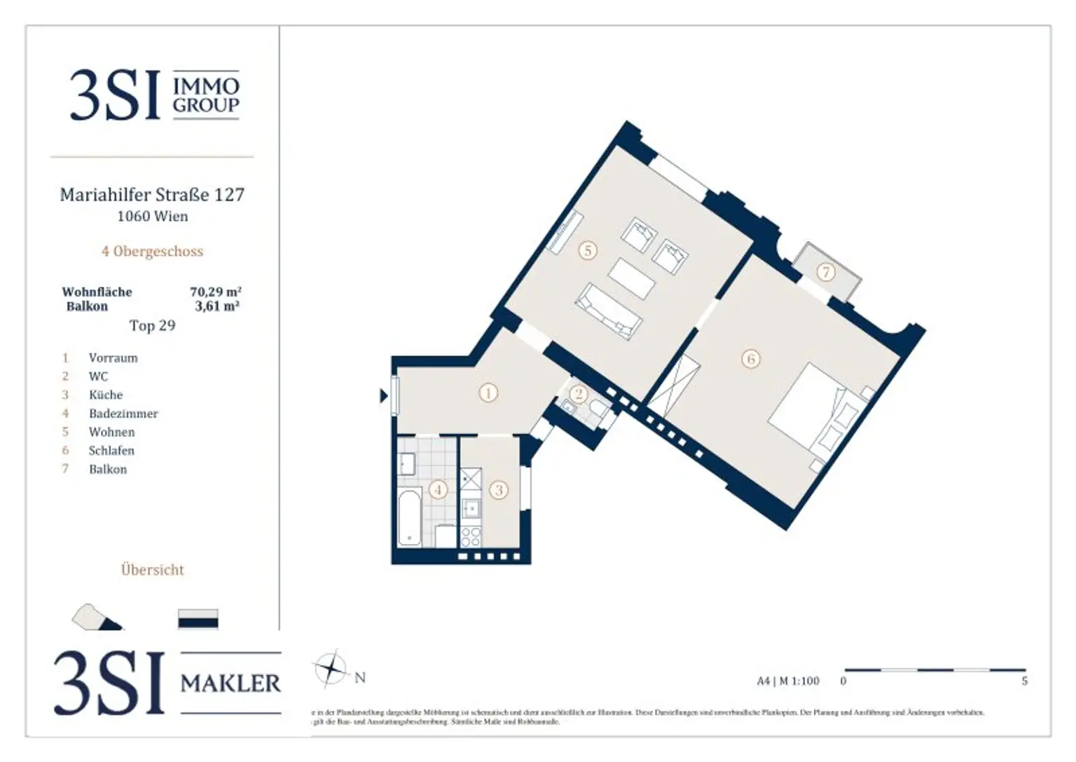 Charmante 2-Zimmer Altbauwohnung in großartiger Lage im 6. Bezirk