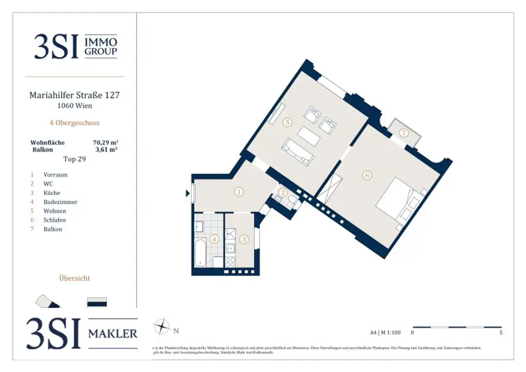 Charmante 2-Zimmer Altbauwohnung in großartiger Lage im 6. Bezirk
