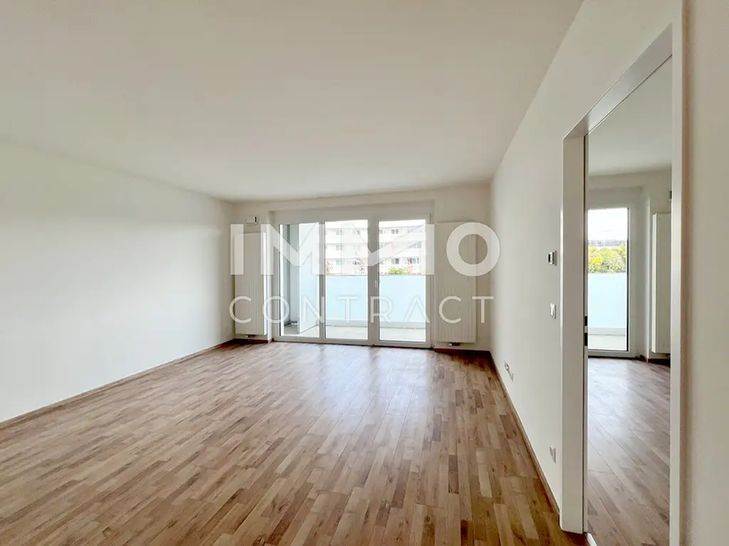 50,15qm geförderte 2ZI- Balkon-Wohnung