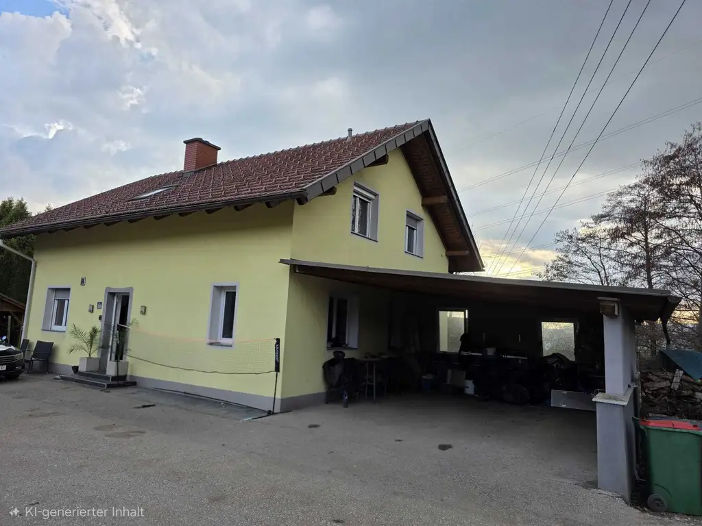 Großzügiges Haus in Maria Rojach mit Terrasse, Balkon, Kamin & Solar!