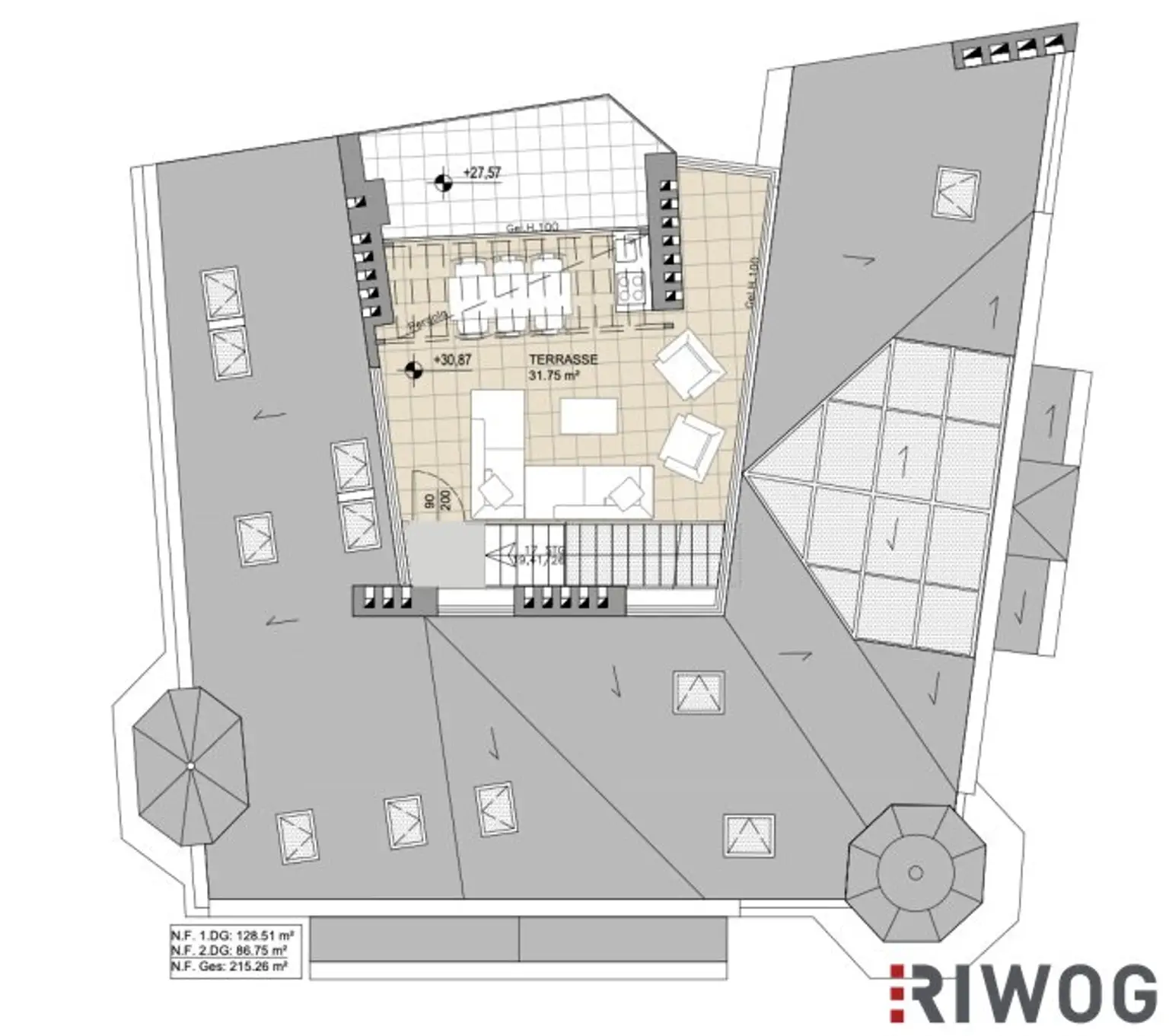 Einmalige Dachgeschosswohnung am Naschmarkt – Mit Vision veredelbar zum 215 m² PENTHOUSE-Juwel mit einmaligen 360°-Blick über Wien