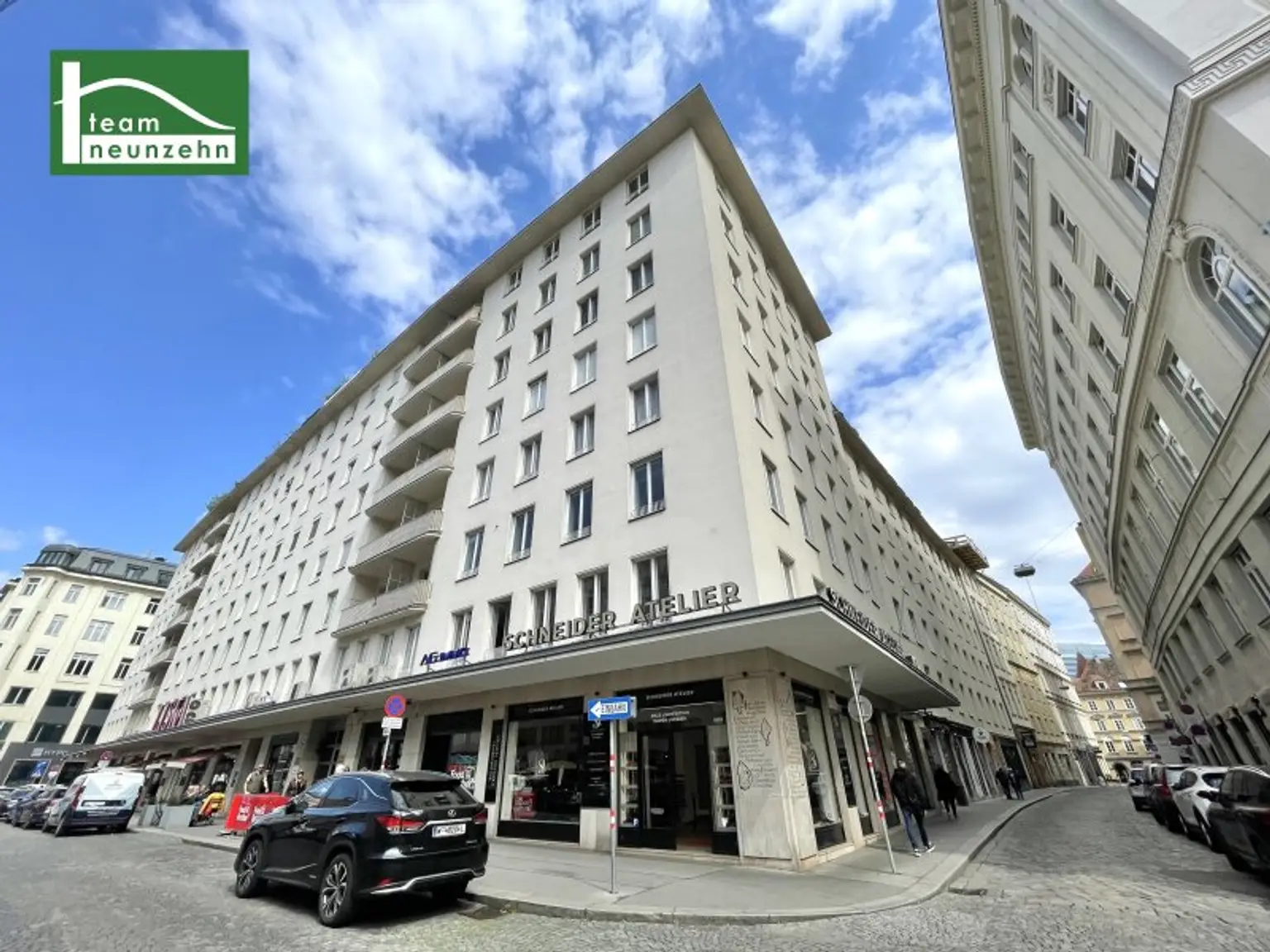 Klimatisierte Wohnung in Hofruhelage am Hohen Markt mit Stellplatzberechtigung! 2 Bäder und Balkon!