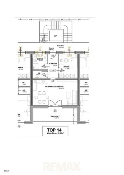 Grundriss_Heidenstraße Top 14