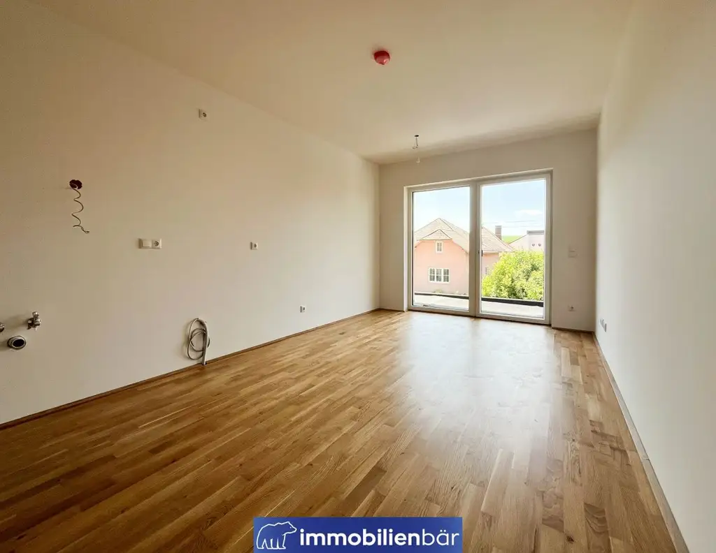 Wohnen im Zentrum von Grieskirchen - Top 2 Zimmer Anlage Immobilie mit Balkon und Weitblick