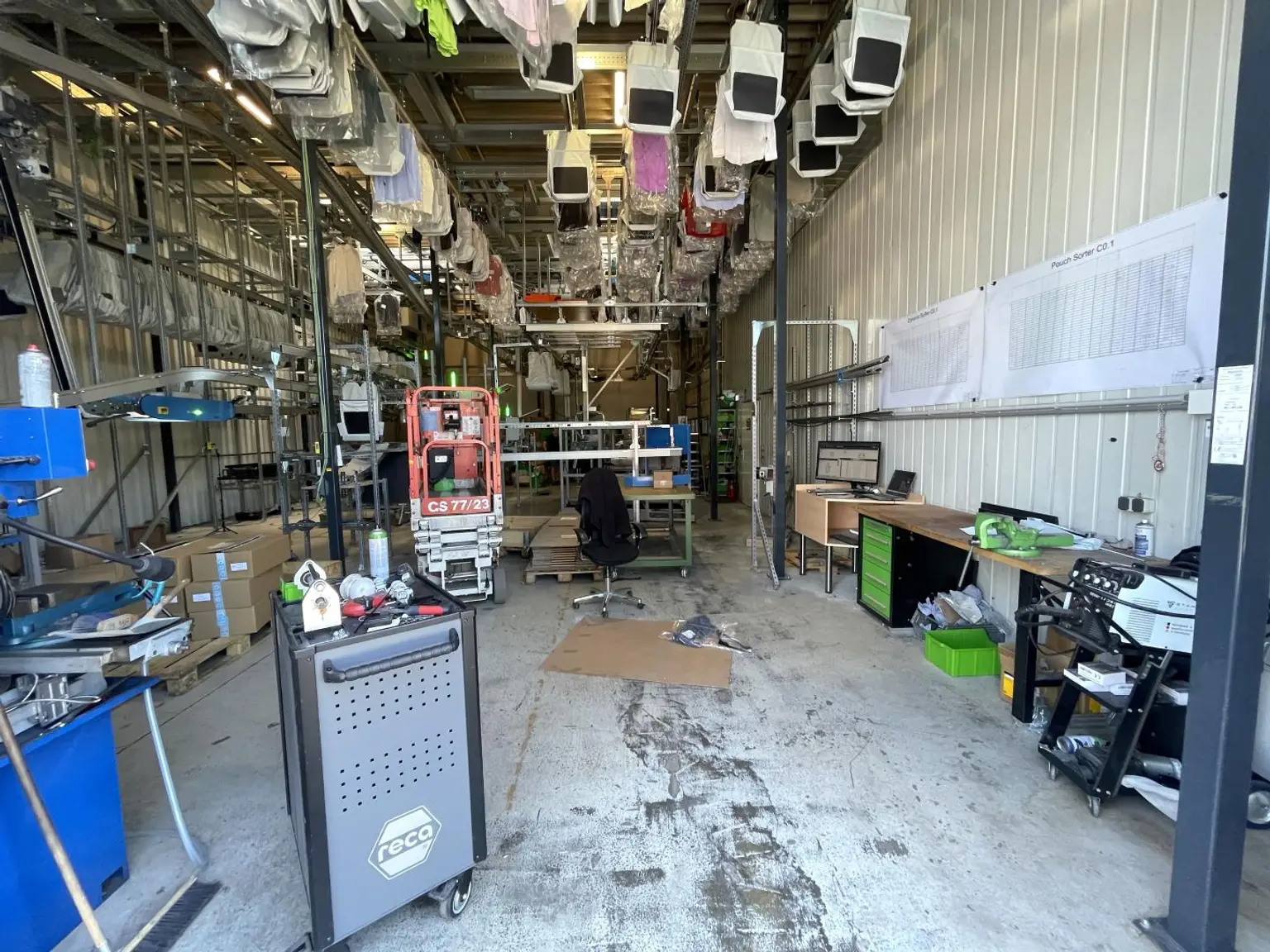 Innenansicht Halle Süd