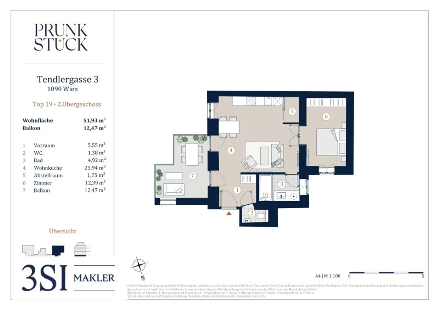 PRUNKSTÜCK: Stilvolle 2-Zimmer-Wohnung im Erstbezug mit Balkon und hochwertigem Design
