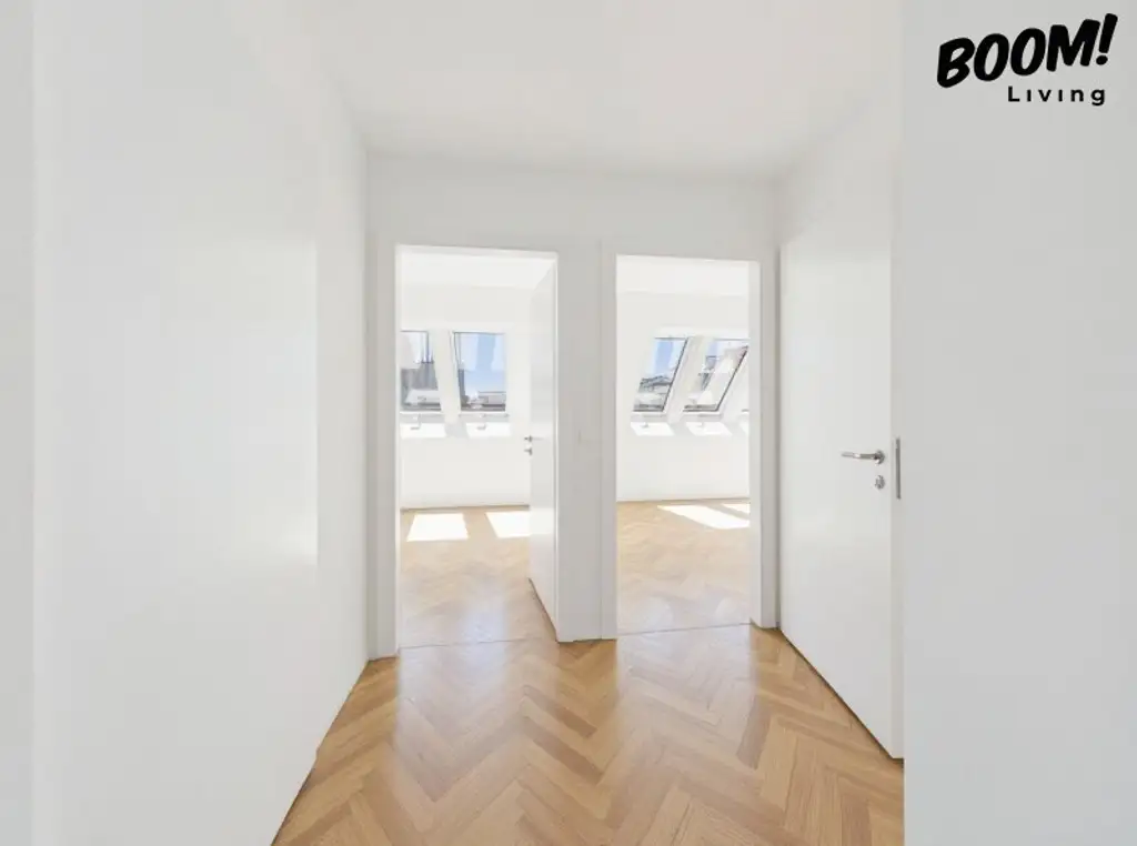 Exklusiver Erstbezug //  Hochwertige Dachgeschosswohnungen mit Fernblick & Terrassen – Erlachgasse, 1100 Wien