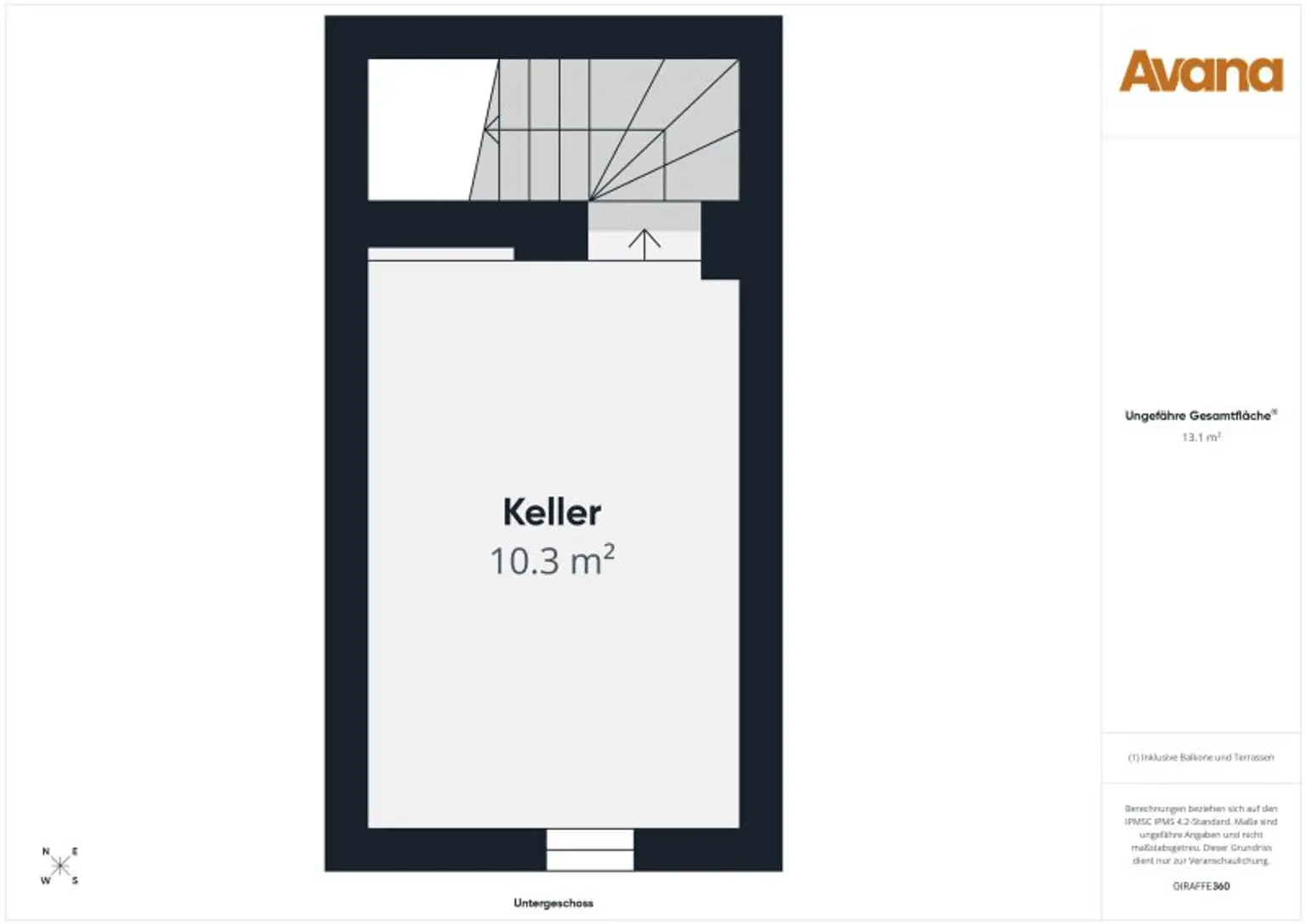 Grundriss Keller