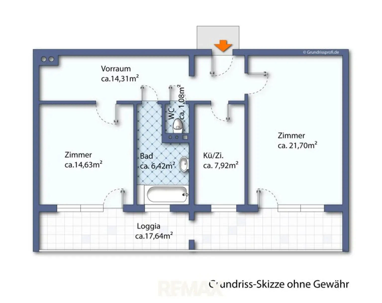 Grundriss-Skizze